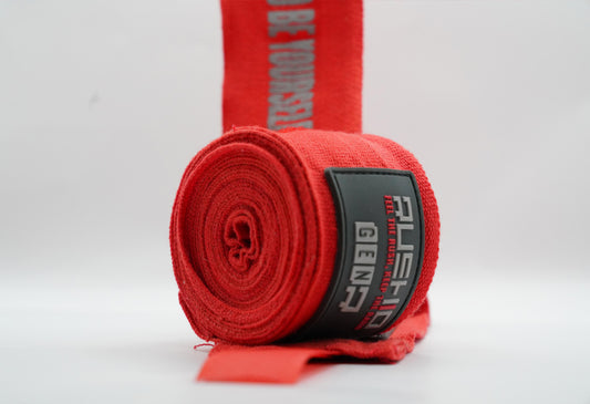 RUSHIO Hand Wraps <br> Dare Collection |  Mexican Style | Brave Red