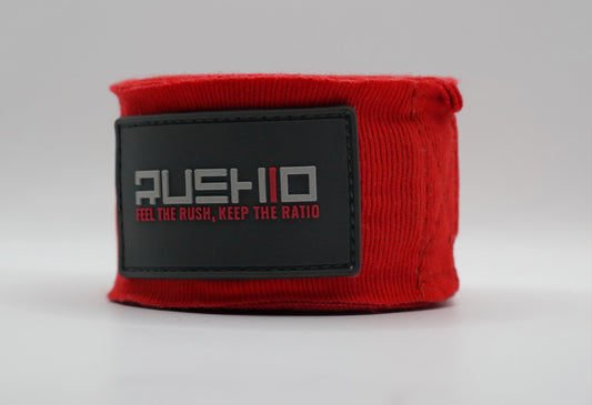 RUSHIO Hand Wraps <br> Original Collection | Mexican Style | Brave Red