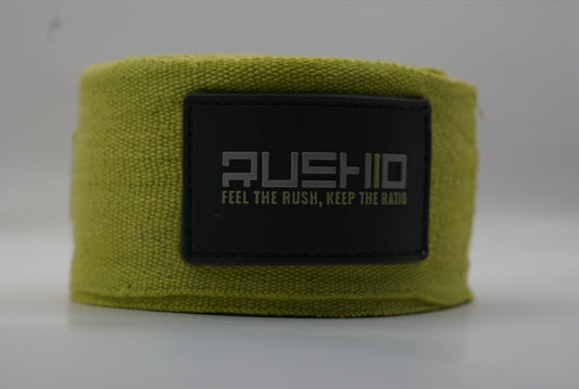 RUSHIO Junior Hand Wraps Original Collection| Dri-Fit | Active Green