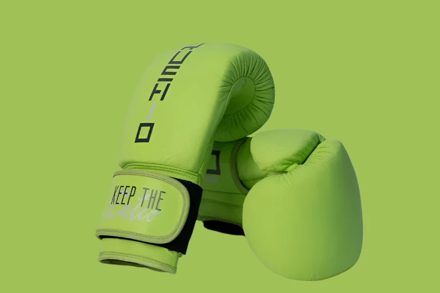 Active Green RUSHIO Boxing Gloves