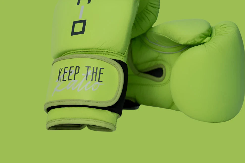 Active Green RUSHIO Boxing Gloves