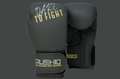 Solid Gray RUSHIO Boxing Gloves