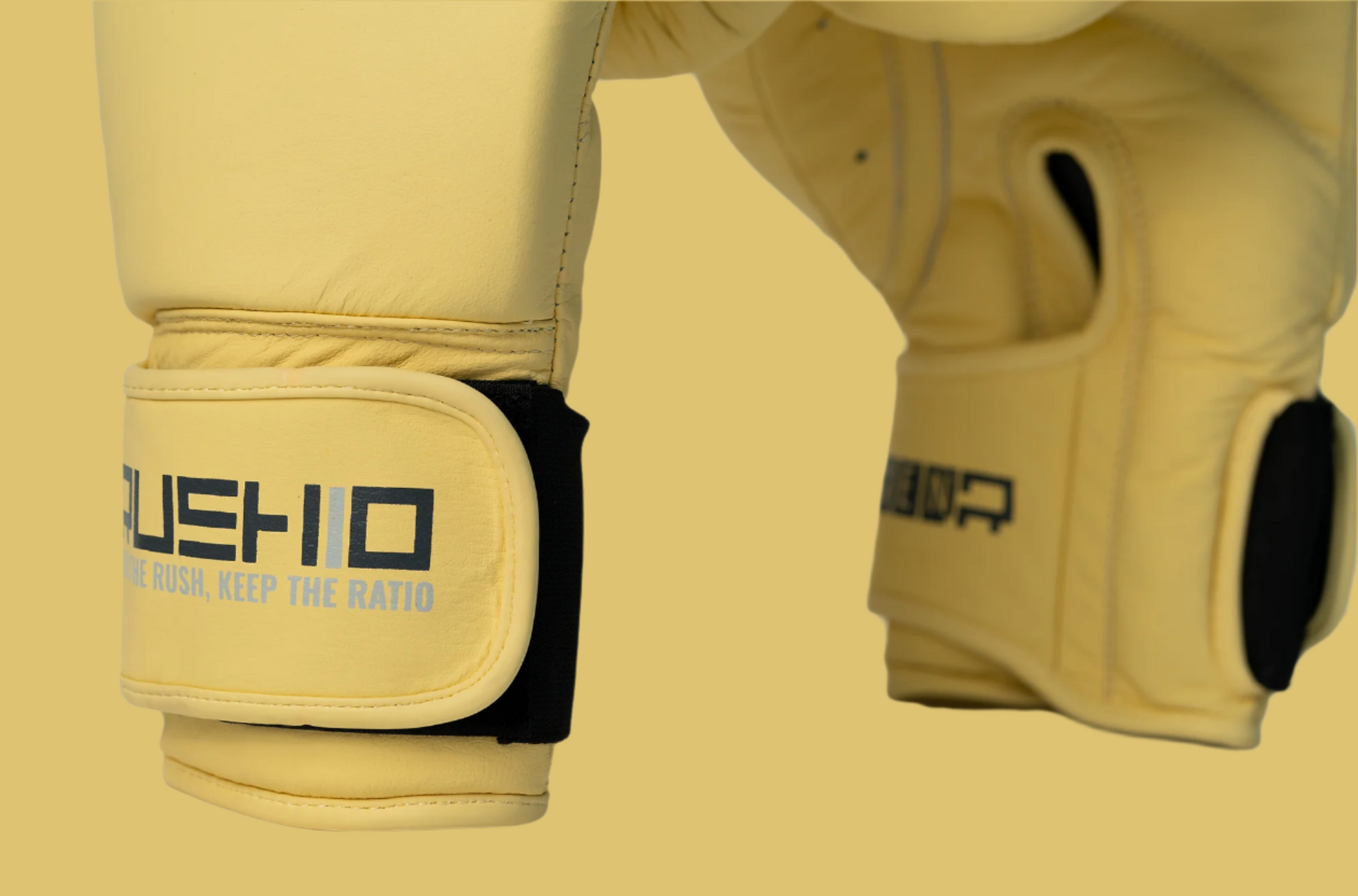 Energizing Yellow RUSHIO Boxing Gloves